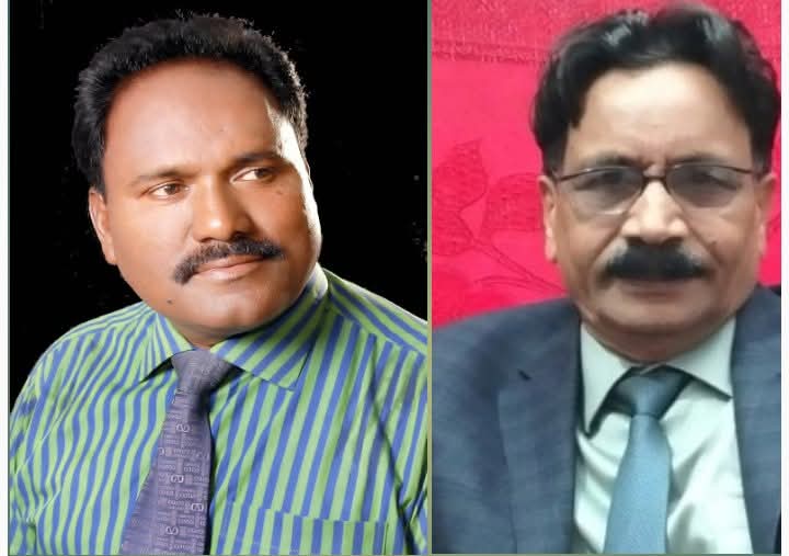 মাটির মা ফাউন্ডেশন পাবনা জেলা কমিটি আহ্বায়ক জাহাঙ্গীর ফিরোজ ও সদস্য সচিব আব্দুদ দাইন সরকার।