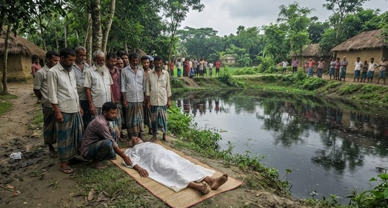 নেত্রকোনায় পুকুরে মিলল  মলদেহ 