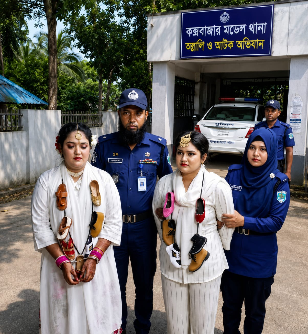 কক্সবাজারে বাংলাদেশি পরিচয়ে অশ্লীল ভিডিও প্রচারের অভিযোগে দুই রোহিঙ্গা আটক।