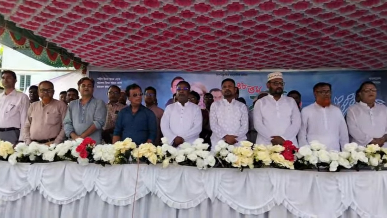উৎসবমুখর পরিবেশে ভূরুঙ্গামারীতে বিএনপি'র ৪৮তম প্রতিষ্ঠাবার্ষিকী পালিত। 