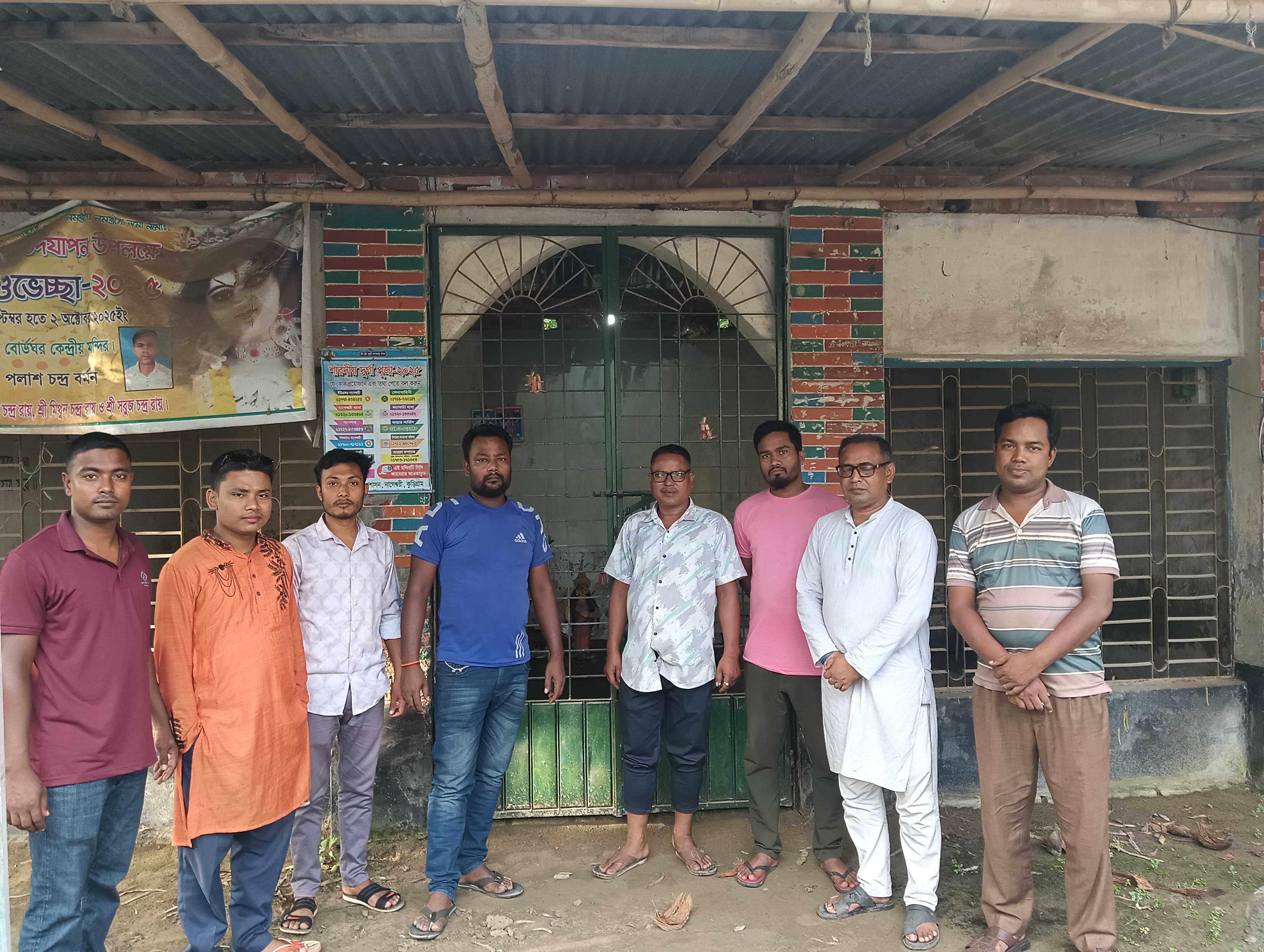  নাগেশ্বরীর ৭ নং নেওয়াশী ইউনিয়ন পরিষদ সংলগ্ন সার্বজনীন দুর্গা মন্দিরের ব্যাটারী ও প্যানেল  চুরি 